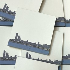 별방구 서울 한강 떡메모지
