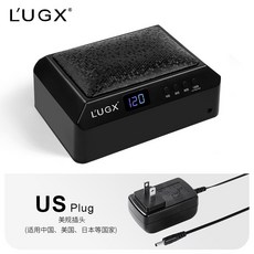 LUGX跨境手枕光療燈72W大功率速乾指甲燈不黑手光療機美甲店專用, 1個, 黑色美規（US Plug）, 黑色
