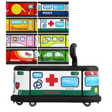 KesB 코레카 스티커 붕붕카 유치원 유아 영아 생일, 앰뷸런스