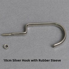 옷가게용 옷걸이 고리 금색 은색 나무 플랫 고리 원형, 10개, 고무 슬리브가 있는 10개의 긴 은색 사각형 후크