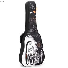 기타케이스 디자인 긱백 어쿠스틱 통기타 백팩 가방, 1개, M