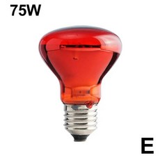 발열전구 온열 열등 반려동물 난방 램프 UVA 주야간 양서류 뱀 열 파충류 전구 빛 255075100W 220-240V, E