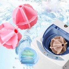 PS樂 防纏繞打結去汙洗衣球2只裝 衣服清潔球 洗衣機衣物魔力球, 1個