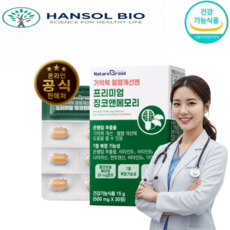 [본사공식판매처] 중장년층부모님영양제 징코영양제 은행잎추출물 7중복합기능성 함유 기억력 뇌건강 혈행개선 면역기능개선도움 한솔바이오 식약처 GMP통과 30정 1통, 1개