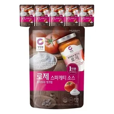 청정원 싱글파우치 로제소스 170g 6개, 1세트