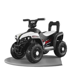 어린이 전기 자동차 사륜차 원격 제어 ATV 유아전동차 전동카 아기자동차, 전기 구동, D. 일반 모델 Haoyue White + 대형 배터리