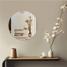 붙이는 아크릴 안전 거울 대형 신발장 현관 화장실 욕실 벽, 스퀘어