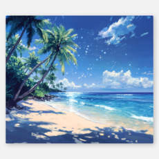 노아갤러리 인테리어 가리개천 대형 패브릭 포스터, 28.지평선의 바다