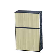 防潮抗壓香煙盒 塑膠菸盒 防水防壓大容量煙收納盒 防撞便攜, 金拉絲, 1個