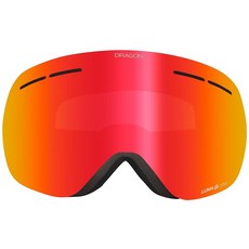Dragon X1S 스노우 스포츠 고글 - 아이콘 프레임 Lumalens 그린 이온 렌즈, LL Red Ion