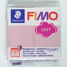 폴리머클레이 피모소프트 57g 36종 색상선택 스테들러 정품, 1개, 소프트 21 스트로베리 크림 (57g)