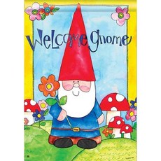 Raininc의 환영 Gnome Garden 깃발 #31125 Raininc's Welcome Gnome Garden Flag #31125