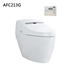 智能溫水沖洗馬桶蓋AFC213G，多功能控制面板，暖風烘乾，自動除臭, AFC213G, HCG和成 智慧型超級馬桶-管距300mm