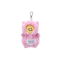브랜드정품 와키윌리 WACKY WILLY 후드 키키 키링 핑크 343748