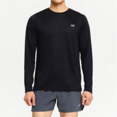뉴발란스 MEN 러닝 긴팔티 스탠다드 NBNDE4P121 블랙