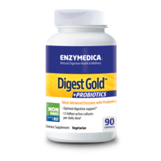 ENZYMEDICA Digest Gold益生菌膠囊, 90顆, 1罐