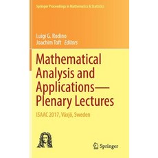 (영문도서)Mathematical Analysis and Applications--Plenary Lectures: Isaac 2017 Växjö Sweden Hardcover, Springer, English, 9783030008734 Springer, English, 9783030008734