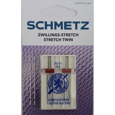 슈메츠 가정용바늘 쌍침 스트레치(스판), 4mm 11호 2개세트, 1개