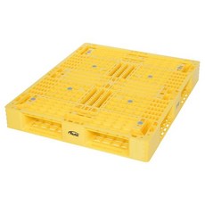 베스틸 PLP2-4840-YELLOW 고밀도 폴리에틸렌 팔레트 39-38인치 x 47-38인치 x 6인치 8000Lb. 용량 노란색