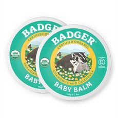 BADGER 뱃저 베이비 밤 카모마일 & 카렌듈라 56g x 2개