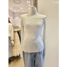 정품 에고이스트 여성 니트 풀오버 새내기룩 클래식룩 가벼운복 EQ2OKL03-ES, 55, 화이트