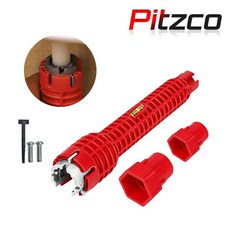 피츠코 싱크대 렌치 싱글 타입 세면대 수전 배관 수도관 자가 교체 공구 만능 파이프 렌치