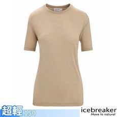 紐西蘭 Icebreaker 女款涼爽圓領短袖羊毛排汗衣 150 Tech Lite 運動T恤