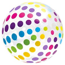엠글로 비치볼 중형, 40cm, 레인보우, 1개