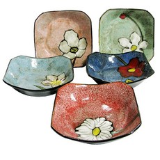 로얄에식스 소담 팔각 찬기 5P 세트, 혼합색상, 1세트