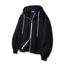 [본딩] 앨빈클로 베이직 하이넥 시그니처 투웨이 후드집업 DLX3104 (2 COLOR)