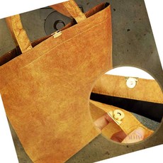 엠비아5 캔버스가방 자석 버클 뜨개가방잠금, 그레이