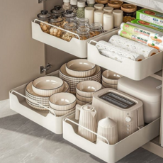 주방 레일 선반 무타공 접착식 다용도 주방 슬라이딩 선반 싱크대 수납 정리 정리함 수납함 틈새, 낮은형, 낮은형, 1개