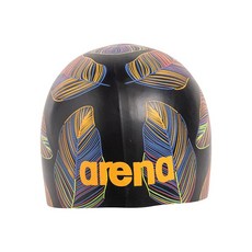 아레나 남녀공용 성인용 풀리쉬 몰드 실리콘 수영 모자 훈련 및 레이싱용 프리 사이즈 낙엽