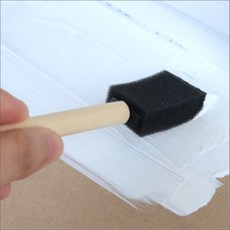 스폰지붓 폼브러쉬 4종 페인트 미술용 틈새청소 스폰지 브러쉬, 1개