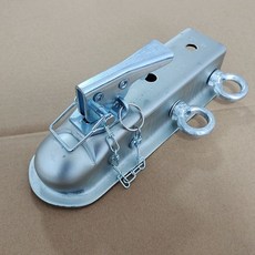 트레일러 볼 커넥터 견인장치 볼마운트 자동차 견인볼 잠금 캠핑, 1개, 볼 커버+2개 행잉 링 너트