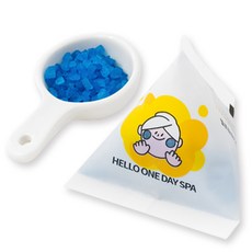 헬로스파 삼각 일회용 소금 아로마 입욕제 30g 반신욕 스파 족욕 입욕 목욕, 핑크솔트 X 1개, 1개