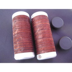 巨業GYES 頂級手工純牛皮握把 真皮皮革包捆手握 超舒適肉球(2短) 咖啡色, 1個