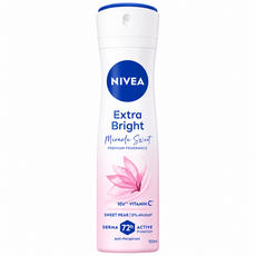 NIVEA Extra Bright 奇蹟甜香 長效制汗噴霧, 1個, 150ml
