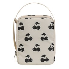 아이주 큐브 보냉 파우치 이유식 가방 미니 쿨러백 보온 가방, 화이트체리