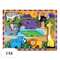 멜리사앤더그 사파리 입체퍼즐 MD3722, 2개, 8피스