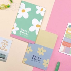 Elaris 포켓 여행 노트 공책, 워터플라워