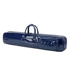 죽관 피리 케이스 대나무 보관 가방 에나멜 가죽 백팩형 경량 하드케이스 악기 보관용, 1개, 90cm 블루