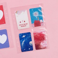 비온뒤 포토카드 포켓 파일 리필 A5 포토바인더속지 콜렉트북