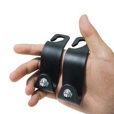 자동차 좌석 등받이 숨겨진 다기능 후크 뒷좌석 분리형 머리 받침 알파 로미오, 1개, 3. For alfa romeo