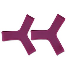 실리콘 스쿠버 핀 스트랩 핀 오리발 스트랩 수영 스쿠버 다이빙 도구, 버건디 사이즈 40에서