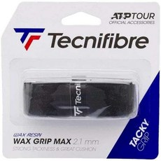 테니스 라켓 손잡이 소모품 그립 테이프 테크니파이버 왁스 맥스 남녀 공용 성인 검은색 2.1mm, 테니스 라켓 손잡이 소모품 그립 테이프 테크니파이버 왁