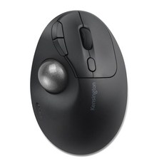 켄싱턴 TB450 무선 트랙볼 마우스 블루투스 LE 및 2.4GHz 연결 4개의 DPI 옵션 최대 3개의 장치 연결(K72194WW) 블랙-블루, Black/Silver