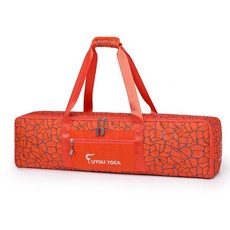 요가 피트니스 다기능 수납백 방수 대용량 요가매트 가방 핸드백, 1개, 주황색