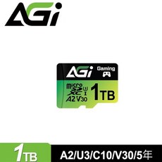 AGI 亞奇雷 TF138 1TB microSD記憶卡U3 A2(附轉卡 讀卡機), 1個