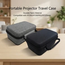 프로젝터 Portbale 케이스 HY300 HY300pro HY320mini 용 보호 상자 스마트 블루투스 스피커 핸들 가방, hy300Case-Grey